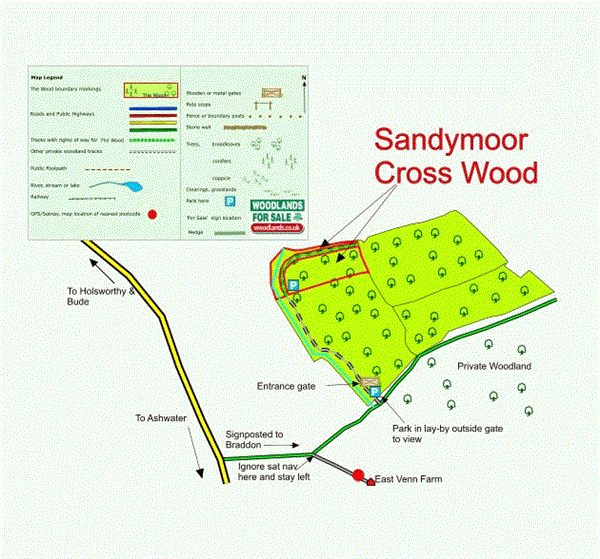 4 acres, Near Holsworthy, Devon UKLandandFarms.co.uk